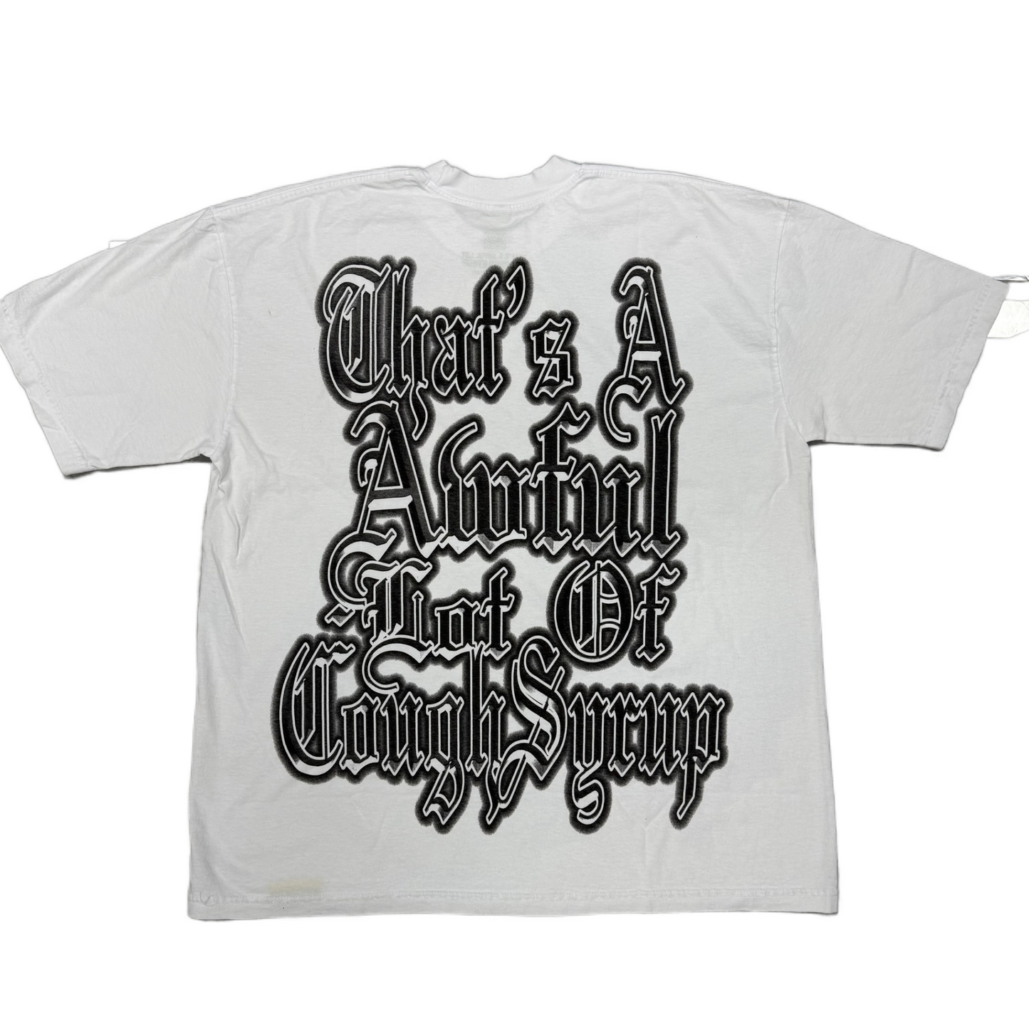 THAT'S A AWFUL LOT OF COUGH SYRUP | Cupid T-Shirt 'White'