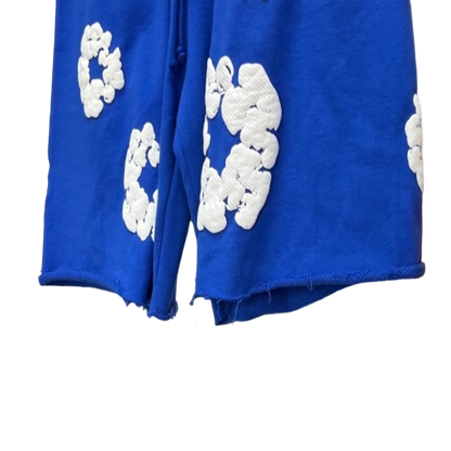 Denim Tears Cotton Wreath Shorts Blue