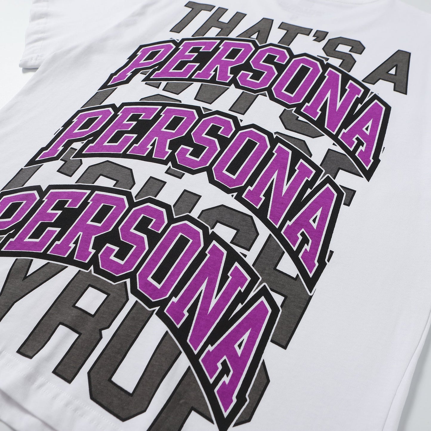 That's A Awful Lot of Cough Syrup X Persona T-Shirt ' White '