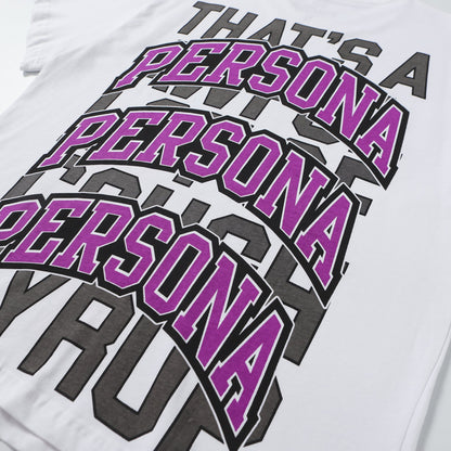 That's A Awful Lot of Cough Syrup X Persona T-Shirt ' White '