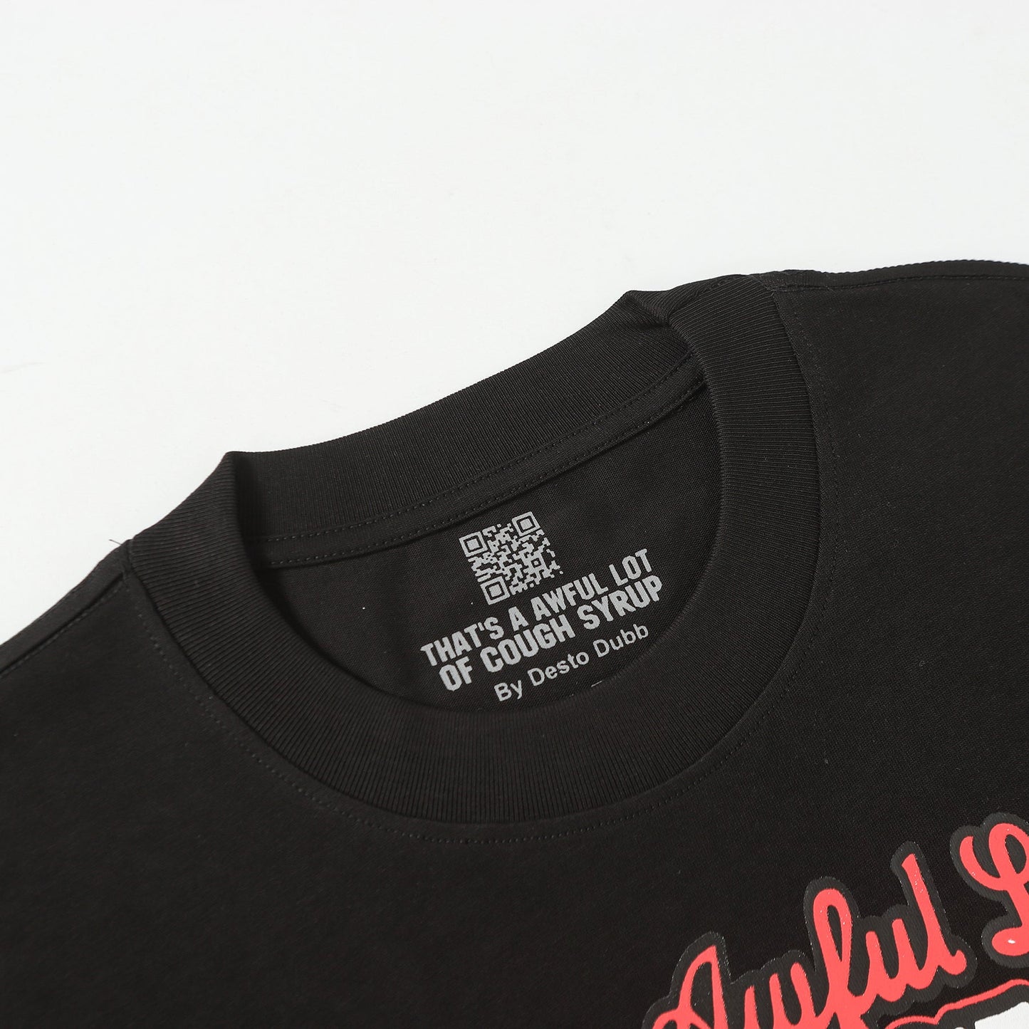 THAT'S A Awful Lot of Cough Syrup Black baseball T-shirt