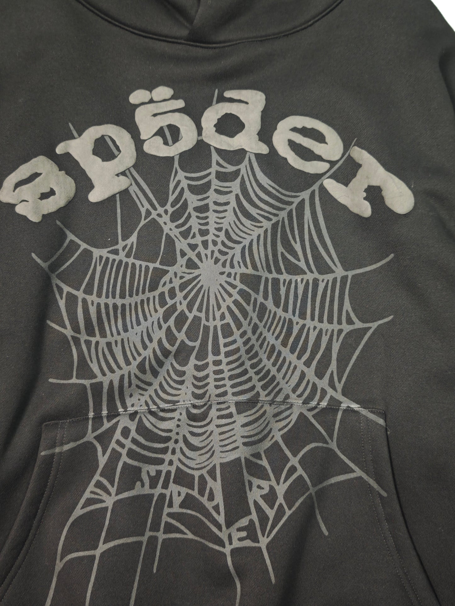 Sp5der Phantom Web Hoodie Black
