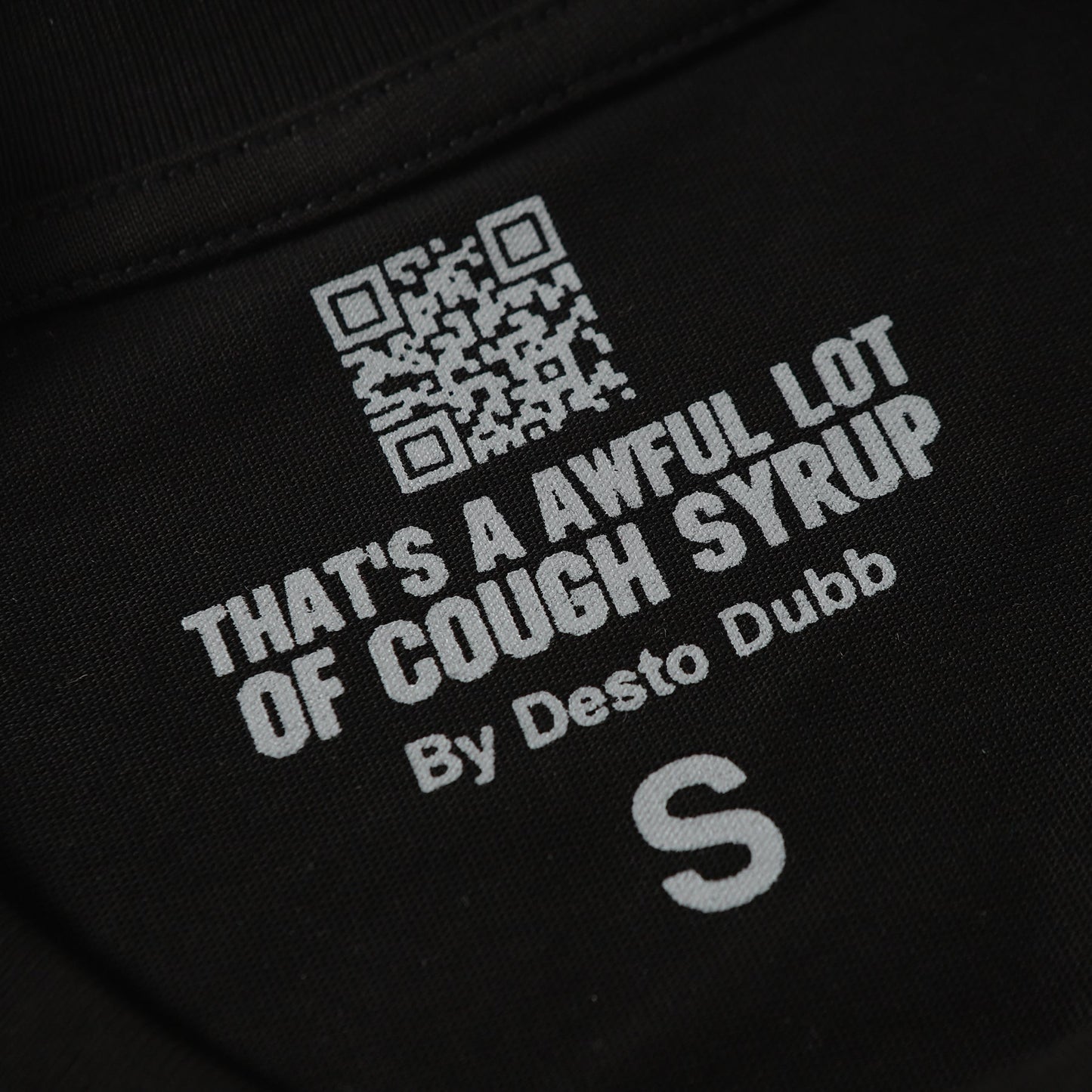 THAT'S A Awful Lot of Cough Syrup ‘Classic black tee’