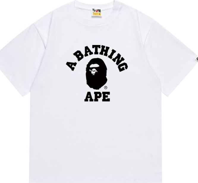 BAPE Classic College Tee Ape Head T-Shirt