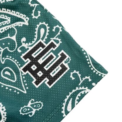 Eric Emanuel EE Basic Short Green Paisley