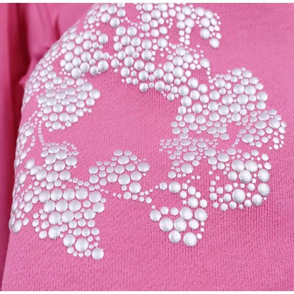 Denim Tears Rhinestone Cotton Wreath Shorts Pink