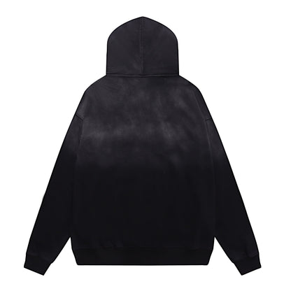 Vale Forever La Casa Purple Graphic Full Zip Hoodie Black