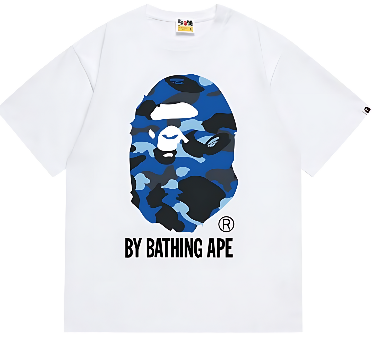 BAPE Blue Color Camo By Bathing Ape Tee