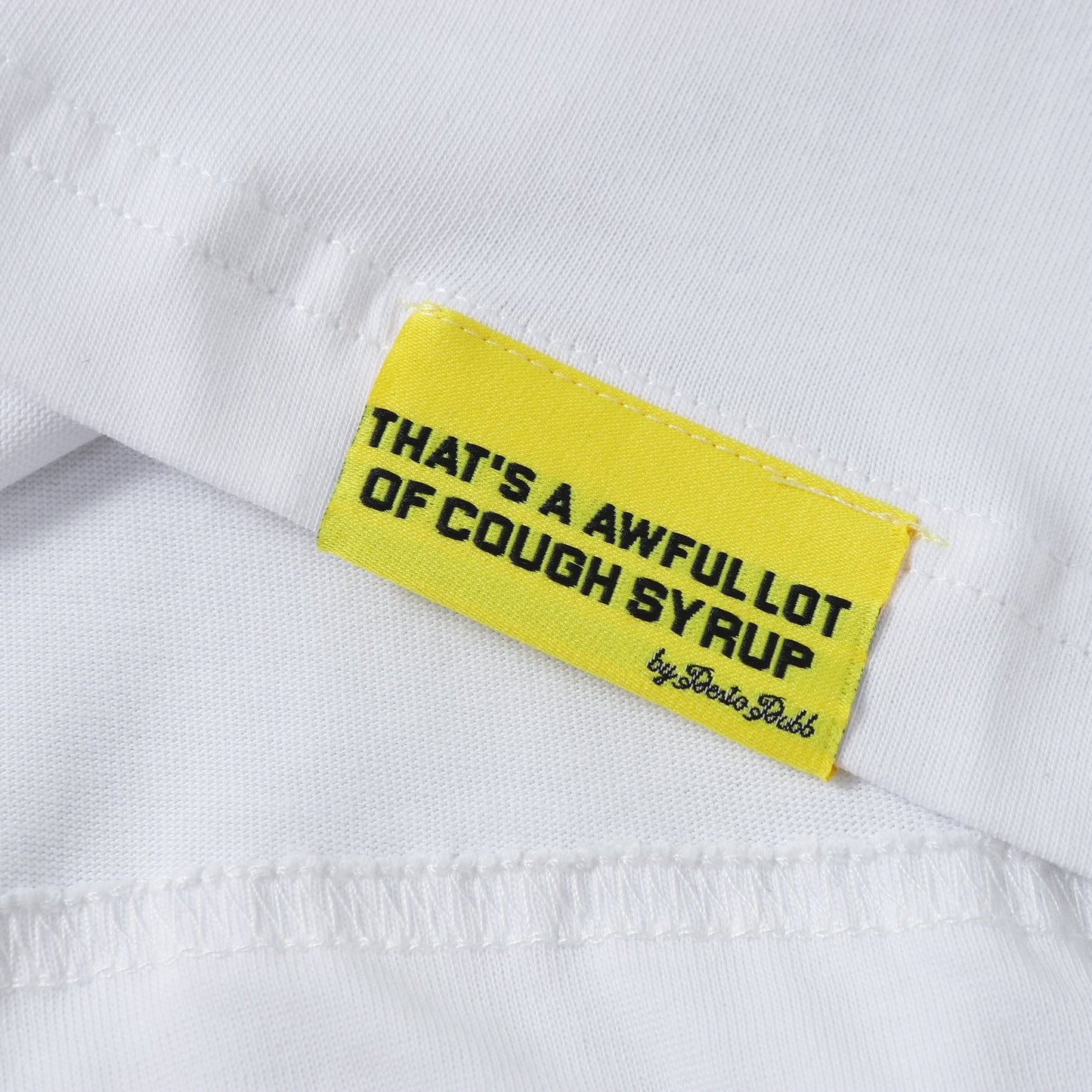 That's A Awful Lot of Cough Syrup x LRG T-shirt（White)