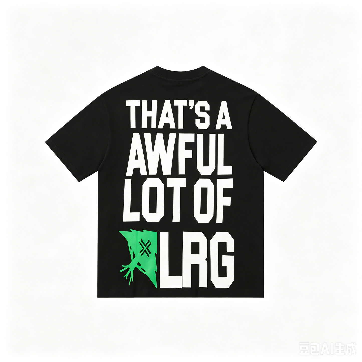 That's A Awful Lot of Cough Syrup “LRG" T-shirt（Black)