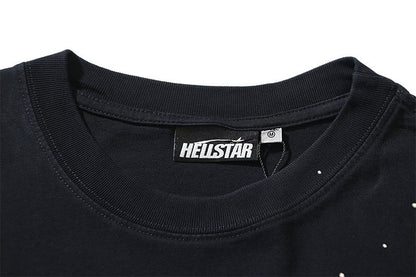 Hellstar Graphic Logo Vintage Washed Black T-Shirt