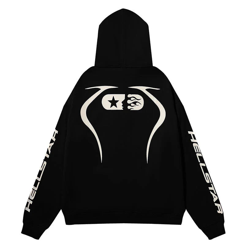 Hellstar Sports Jet Black Hoodie