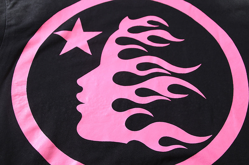 Hellstar Classic Rhinestone T-Shirt 'Pink'