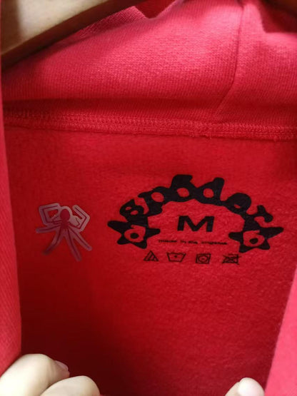 Sp5der P*NK V2 Hoodie Red