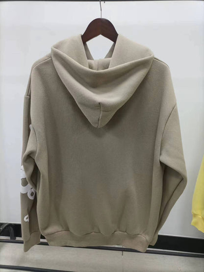 Sp5der Beluga Hoodie Heather Grey Khaki