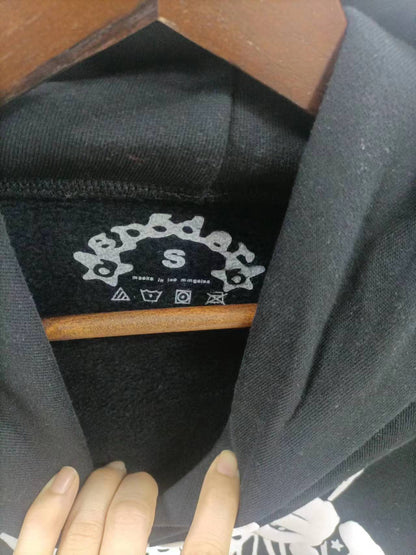 Sp5der OG Black White Hoodie