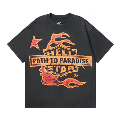 Hellstar Path To Paradise Biker Tour T-Shirt 'Black'