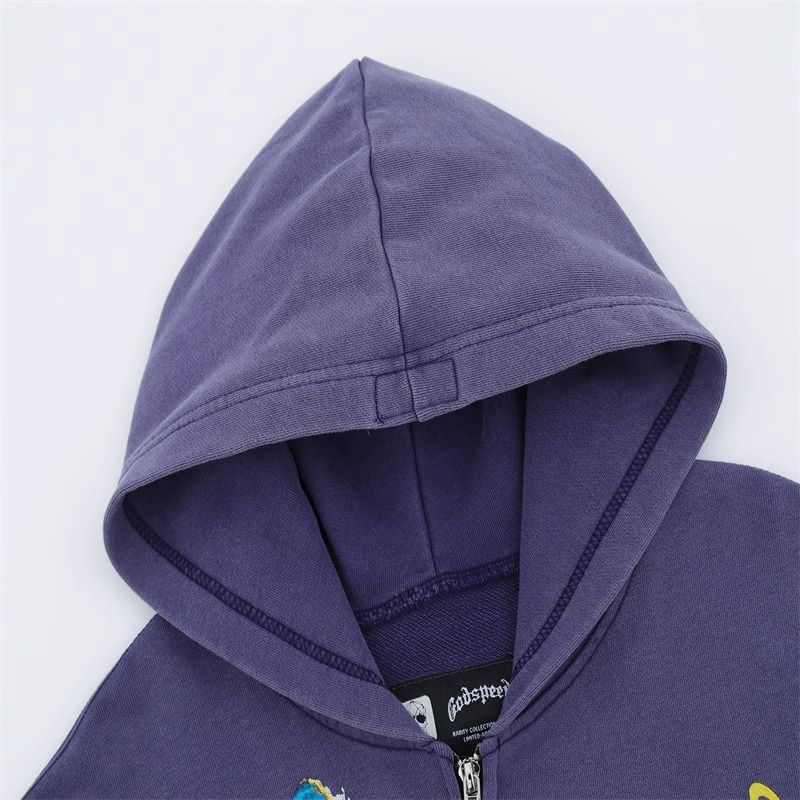 Godspeed Statue Of Liberty Zip Up Hoodie