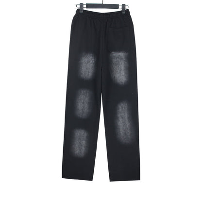 Hellstar Vintage Sun-Faded Black Sweatpants