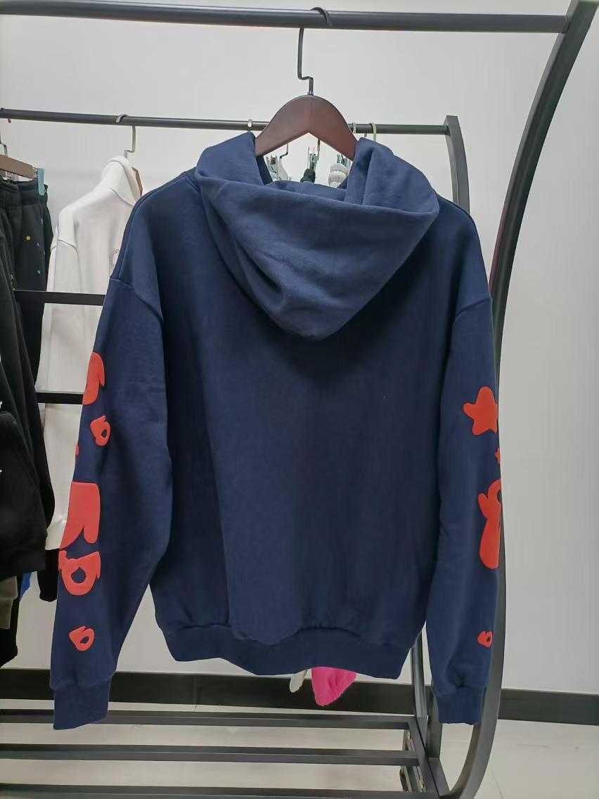 Sp5der Beluga Hoodie 'Navy'
