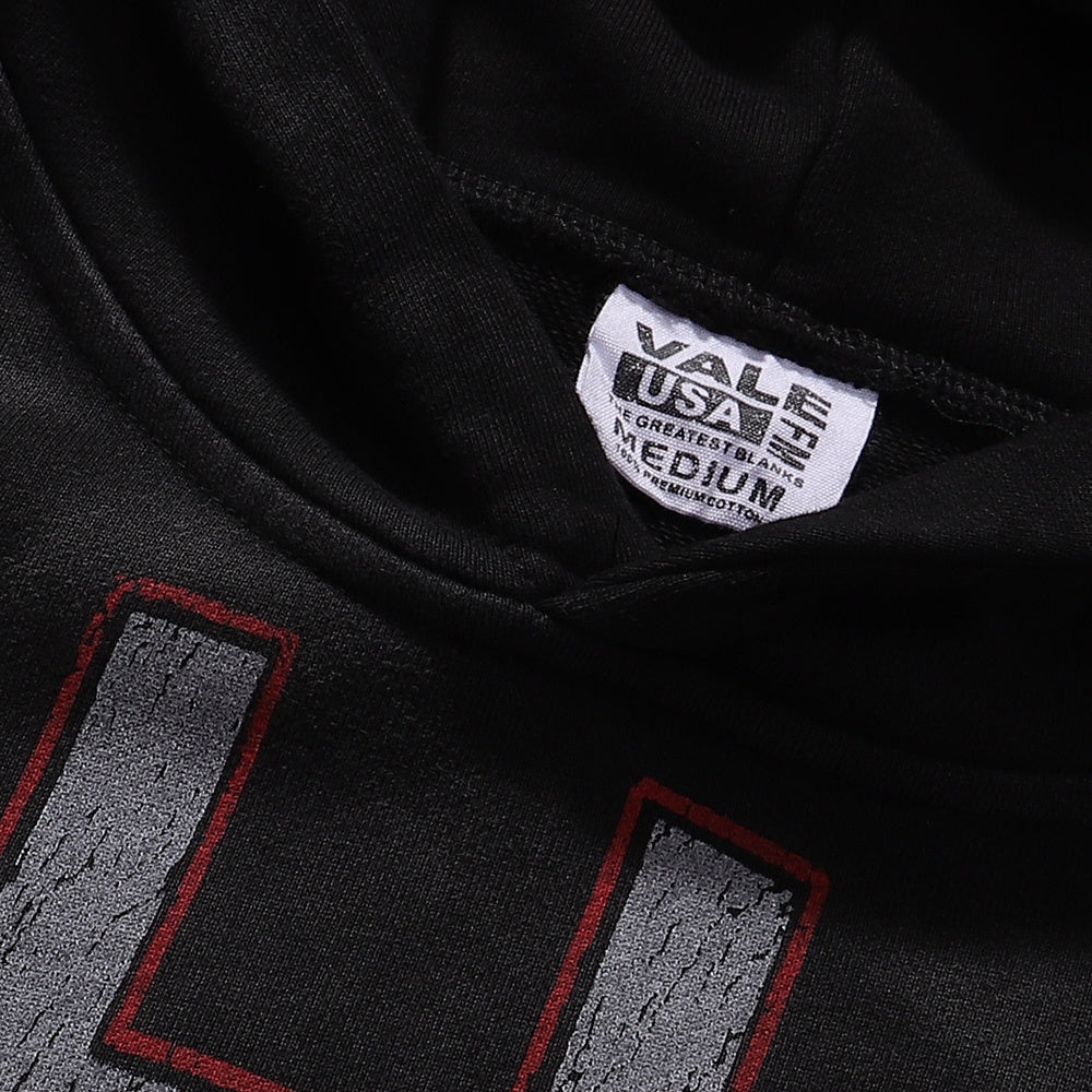 Vale Forever "Valley Sport Dept" Black Bulldog Graphic Hoodie