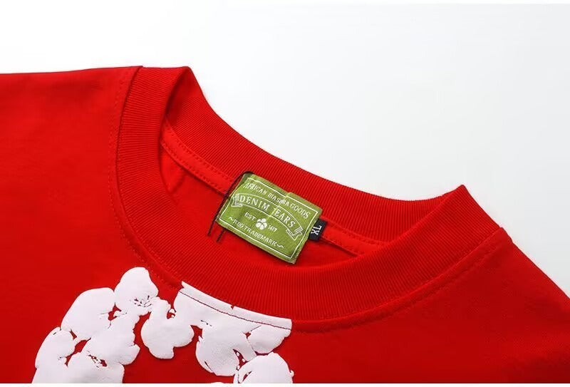 Denim Tears Cotton Wreath T-Shirt Red