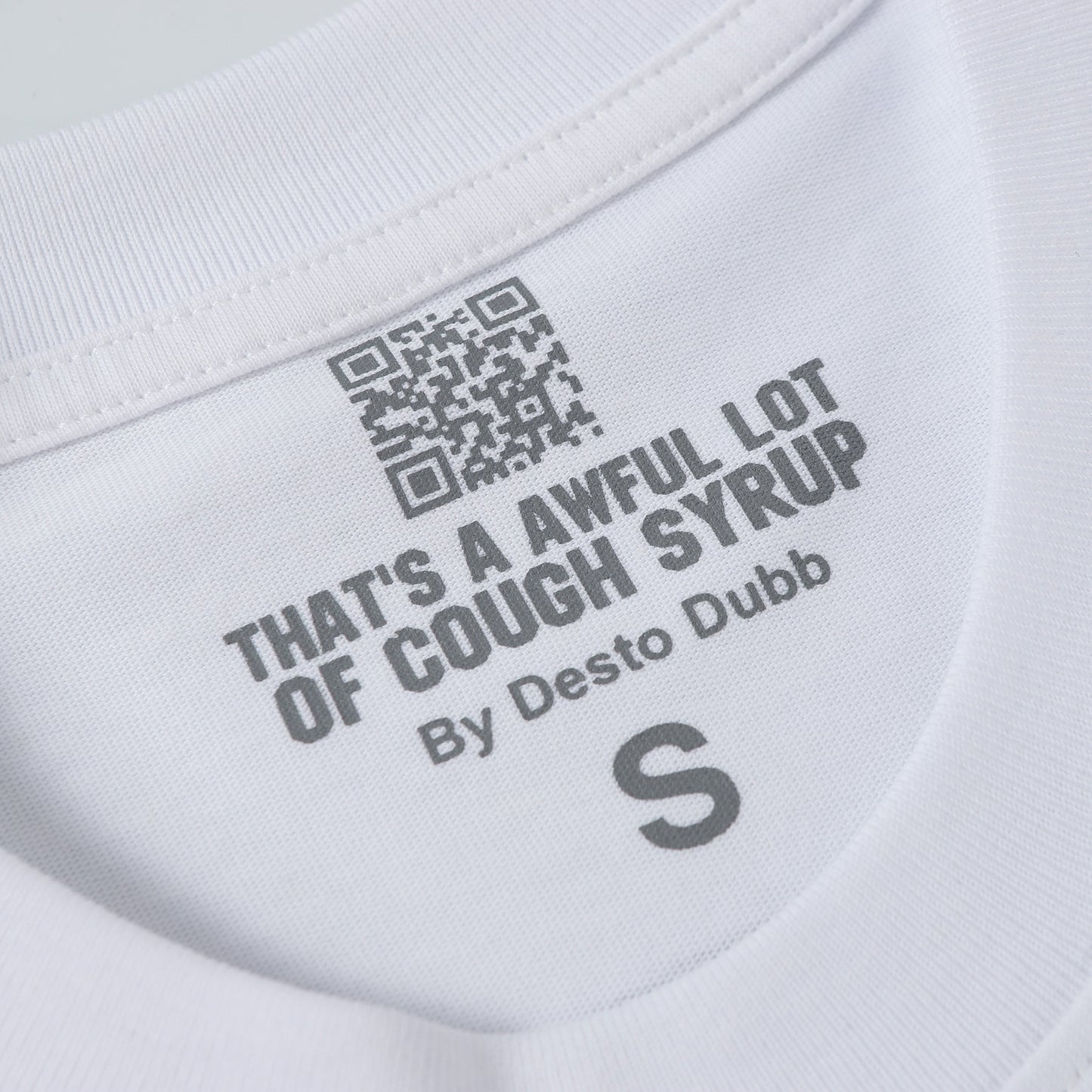 That's A Awful Lot of Cough Syrup X Persona T-Shirt ' White '