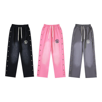 Hellstar Snap Button Side Track Pants