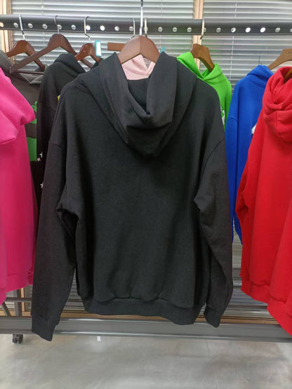 Sp5der OG Logo Hoodie Black Outline