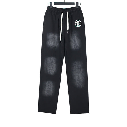Hellstar Vintage Sun-Faded Black Sweatpants