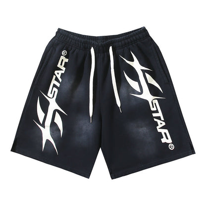 Hellstar Star Fleece Sweat Shorts