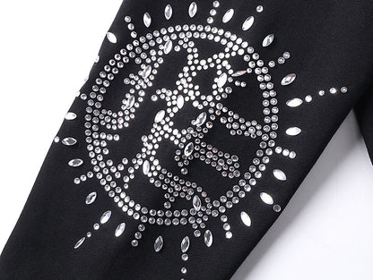 Mixed Emotion Eclipse rhinestone-embellishment Hoodie