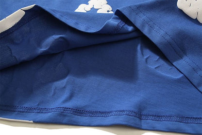 Denim Tears Cotton Wreath T-Shirt Blue