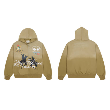 Vale Forever "Lives Forever" Sport Zip-Up Hoodie