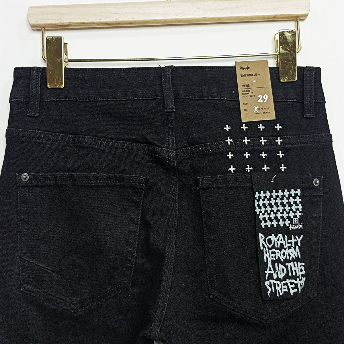 Ksubi Chitch Slim Men's Jet Black Jeans