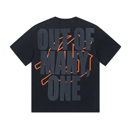 Godspeed Burning Car Graphic T-Shirt Black