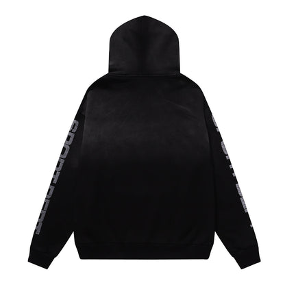 Vale Forever "Valley Sport Dept" Black Bulldog Graphic Hoodie