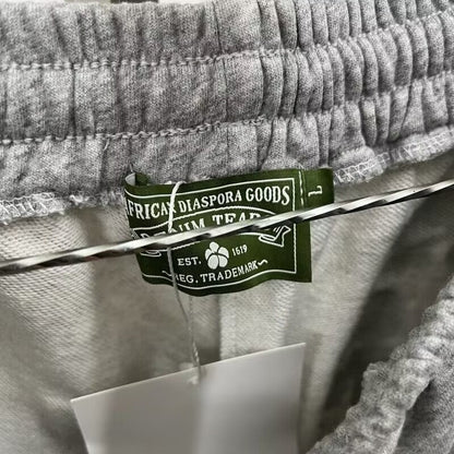 Denim Tears Cotton Wreath Shorts Grey