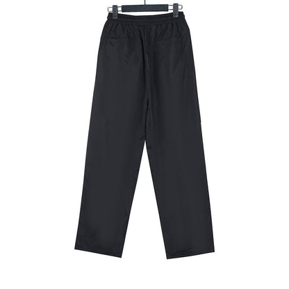 Hellstar Cyber Flame Nylon Track Pants Black