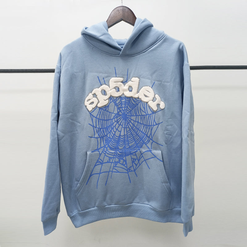 Sp5der OG Web Puff Print Hoodie