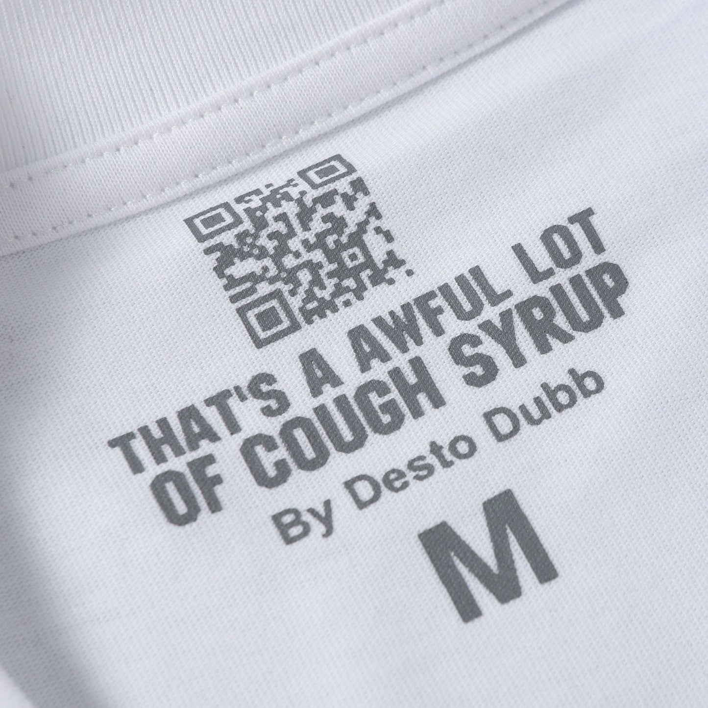 That's A Awful Lot Of Cough Syrup Godzilla Dodgers World Series Graphic Tee White