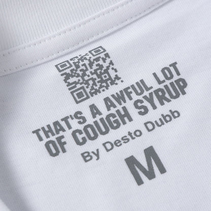 That's A Awful Lot Of Cough Syrup Godzilla Dodgers World Series Graphic Tee White