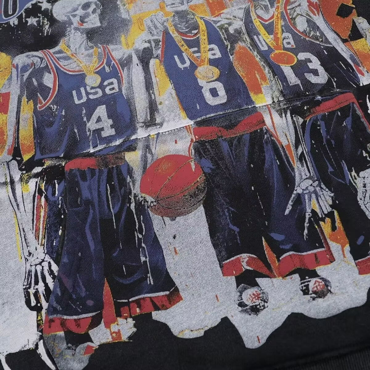 Godspeed Skeleton Basketball Team Hoodie