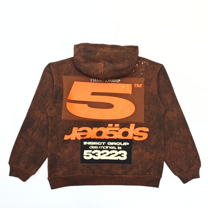 Sp5der T&F Tree Camo Hoodie Brown