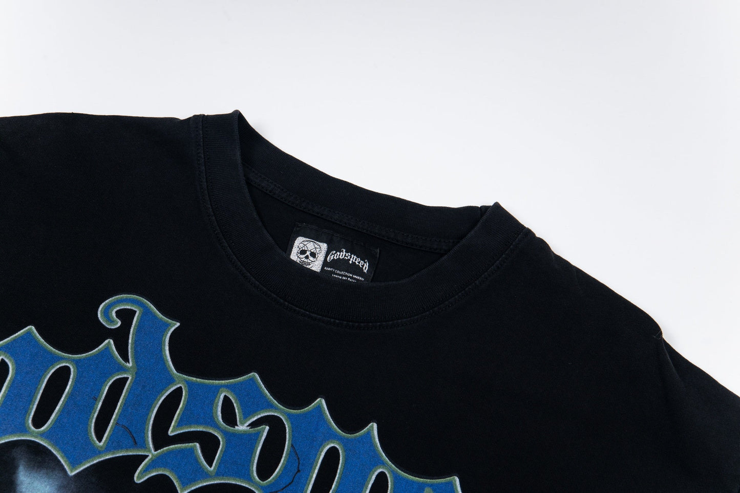 Godspeed Doberman Moon Graphic T-Shirt Black