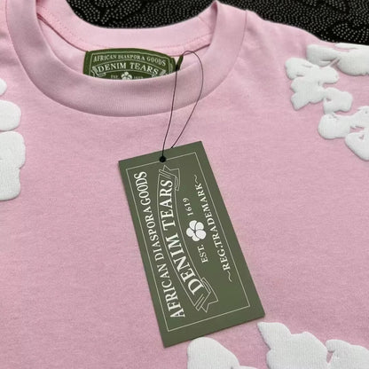 Denim Tears Cotton Wreath T-Shirt Pink