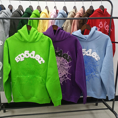 Sp5der OG Web Puff Print Hoodie