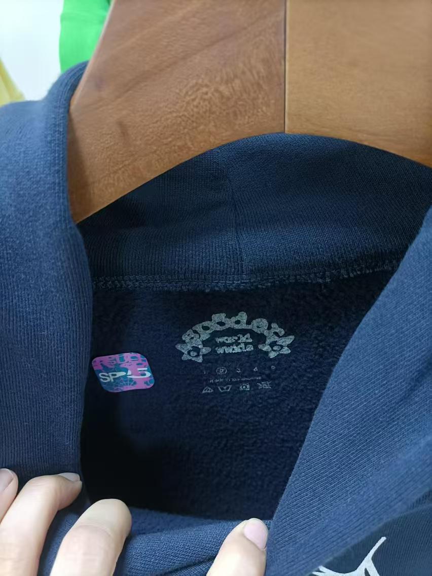 Sp5der Arach NY Phobia Hoodie Navy