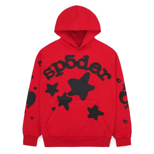Sp5der Red Beluga Hoodie