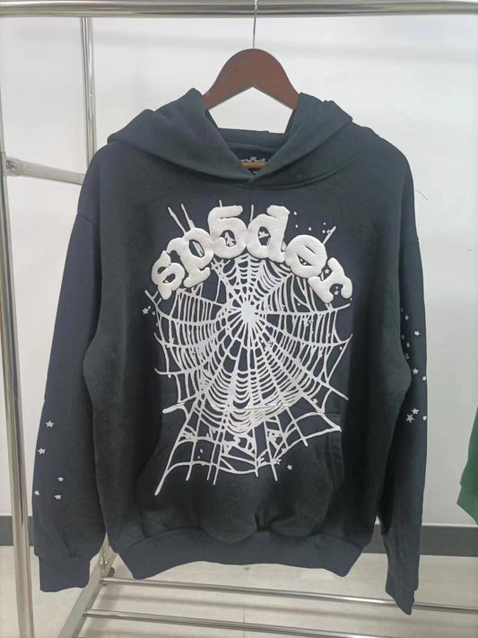 Sp5der OG Black White Hoodie